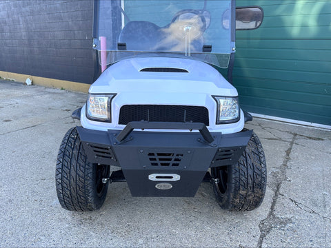 2018 Club Car White Alpha Lifted Four Passenger Electric