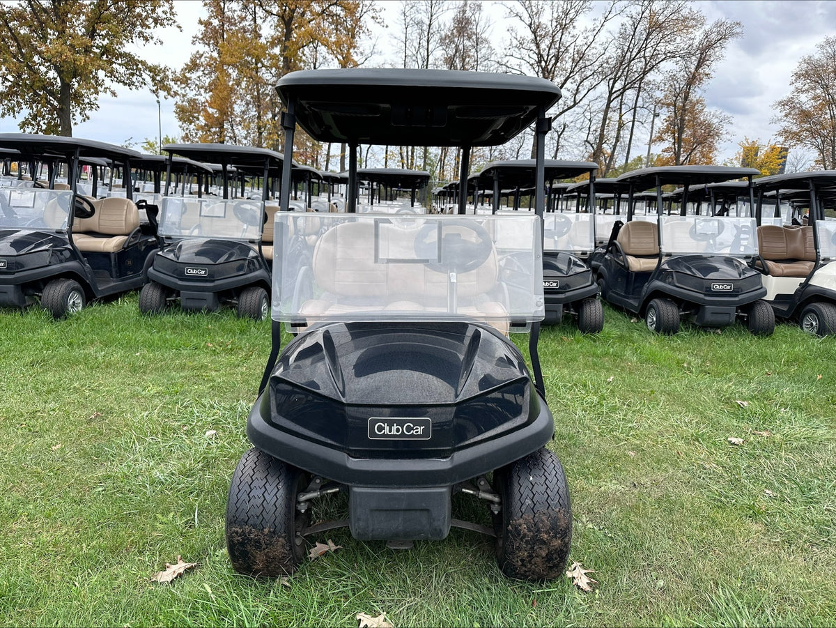 (W) 2021 Club Car Tempo Black Two Passenger Electric US Golf Cars