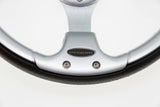 EZ-GO RXV and TXT Chrome/Black Steering Wheel with Hub Adapter