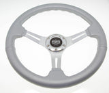 EZ-GO RXV and TXT Silver Steering Wheel with Hub Adapter
