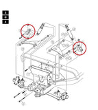 Club Car Precedent LH/D 102289701 and RH/P 102289601 Steering Clevis OEM Parts