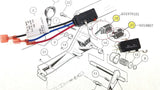 Club Car 1999-current DS GAS Micro Switch Kit 101979101, 1014808, 1014807