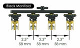 BA-5FT-7G Pro-Fill Manifold with valves by FLOW-RITE 2.3" Spacing 8 Volt Trojan
