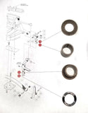 Genuine OEM Club Car DS Kingpin / Bushing Kit  1981 to Current