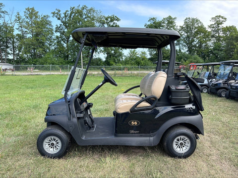 (W) 2022 Club Car Tempo Black Two Passenger Electric