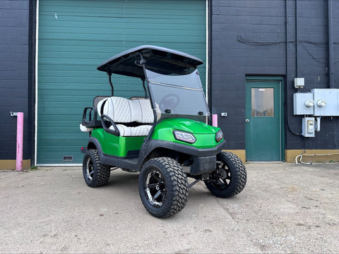 2021 Club Car Tempo Synergy Green Lifted Four Passenger Gas