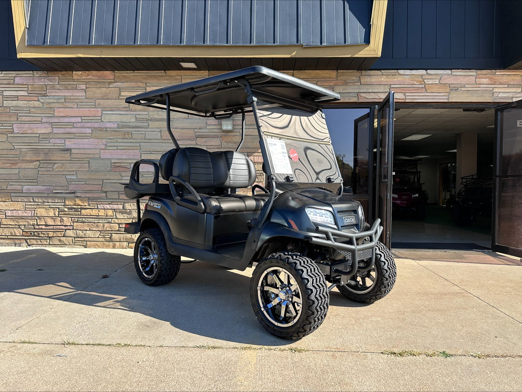 2023 Club Car Onward HP Matte Black Lifted Four Passenger Electric