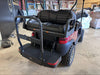 2024 Club Car Onward HP Candy Apple Red Lifted Four Passenger Electric