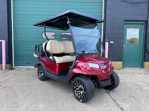 2024 Club Car Onward HP Candy Apple Red Four Passenger Electric