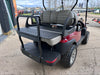 2024 Club Car Onward Candy Apple Red Lifted Four Passenger Electric