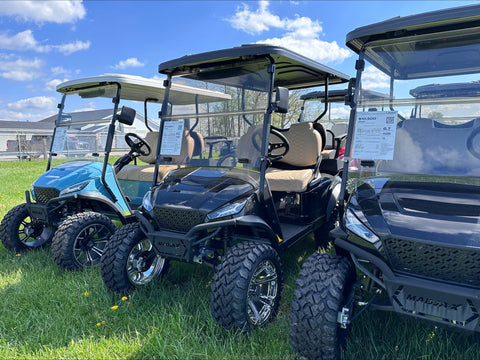 2023 MadJax X Series Black Lifted Four Passenger Lithium Ion