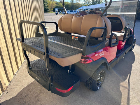 2025 Club Car Onward Rally Red Six Passenger Lithium Ion