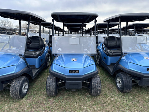 (W) 2021 Club Car Tempo Ice Blue Two Passenger Electric
