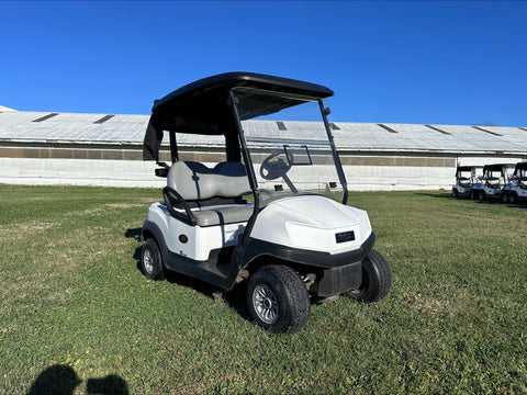 (W) 2022 Club Car Tempo White Two Passenger Gas