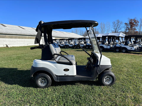 (W) 2022 Club Car Tempo White Two Passenger Gas