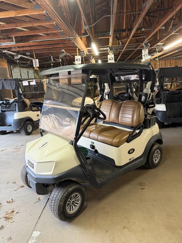 (L) 2021 Club Car Tempo Cashmere Two Passenger Lithium Ion