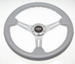 Yamaha Drive/G16-G22 Silver Steering Wheel/Hub Adapter/Chrome Cover Kit