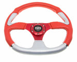 Yamaha Drive/G16-G22 Red Steering Wheel/Hub Adapter/Chrome Cover Kit