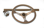 Yamaha Drive/G16-G22 Silver Steering Wheel/Hub Adapter/Chrome Cover Kit